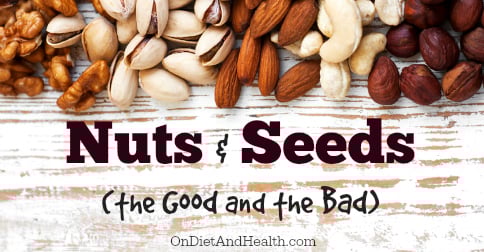 A large display of raw nuts and seeds looks ready to eat