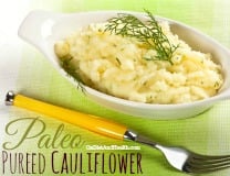 Paleo Pureed Cauliflower