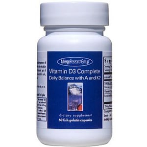 Vitamin D3 with K2 from Allergy Research // OnDietAndHealth.com