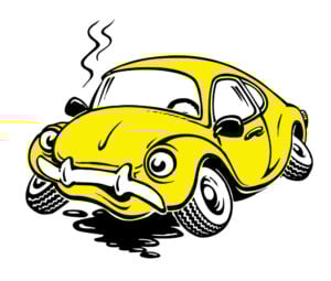 A broken car is like adrenal fatigue and thyroid problems together