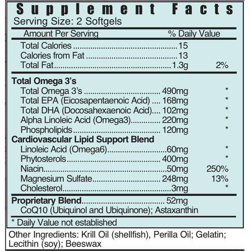 Systemic Formulas CVO Cardiovascular Oil 60's