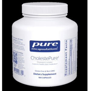 A bottle of CholestePure from Pure Encapsulations