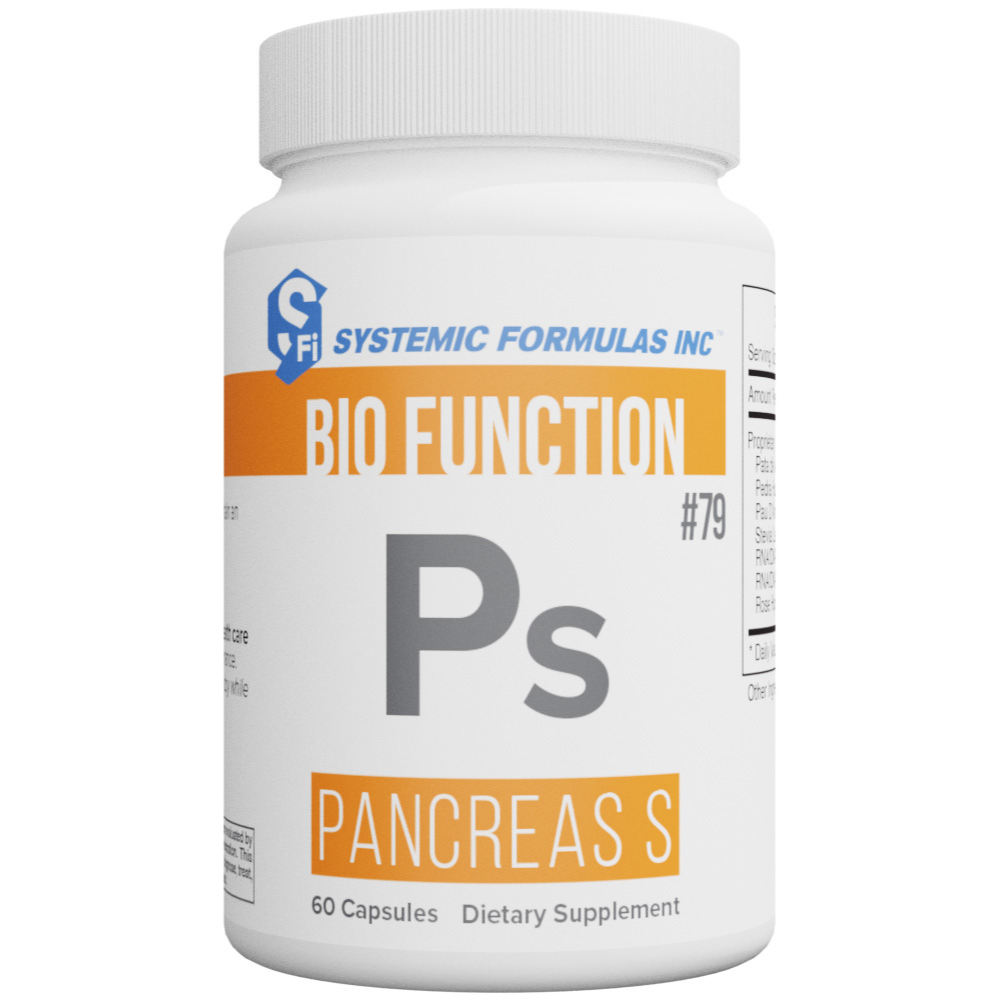 Bottle of Systemic Formulas Ps - Pancreas Stabilizer